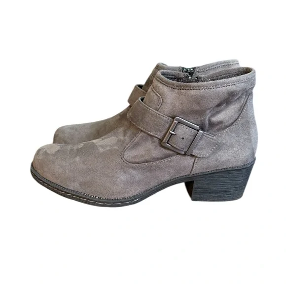 Born B.O.C. Ophelia gray ankle boots Women’s Size 9.5 - Picture 3 of 10